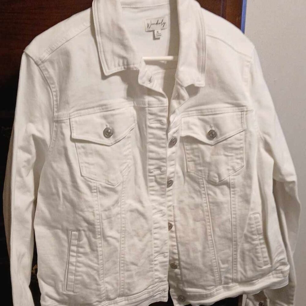 White Denim Jacket